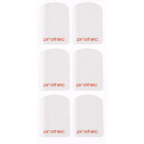 Naklejki na ustnik Protec MCS8B - 6 szt. - Clear Frost (0,4 mm)